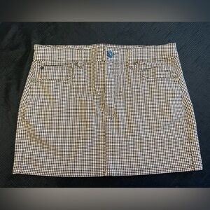 Checkered/Gingham Multicoloured Mini Skirt